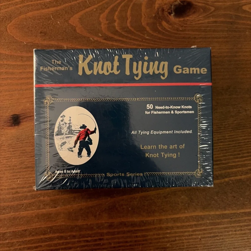 VINTAGE CAMPERS KNOT TYING CARD GAME SPORTS SERIES SCOUTS HIKERS CLIMBERS New